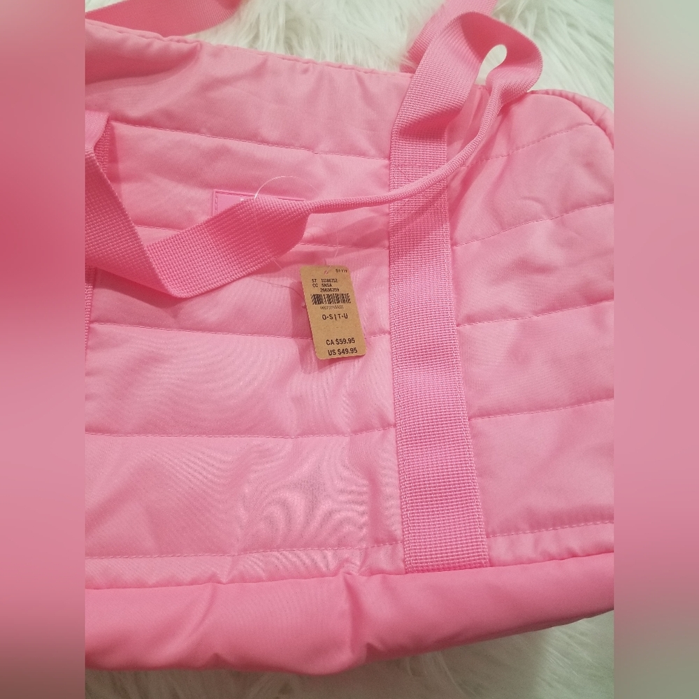 VS Pink Quilted Tote Bag